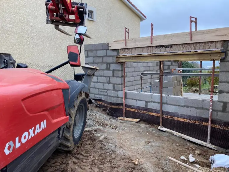 Agrandissement de maison — réalisation Chéroise de Bâtiment