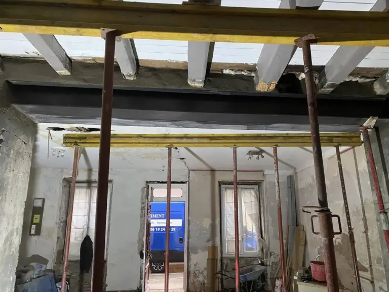 Ouverture en sous-œuvre — réalisation Chéroise de Bâtiment