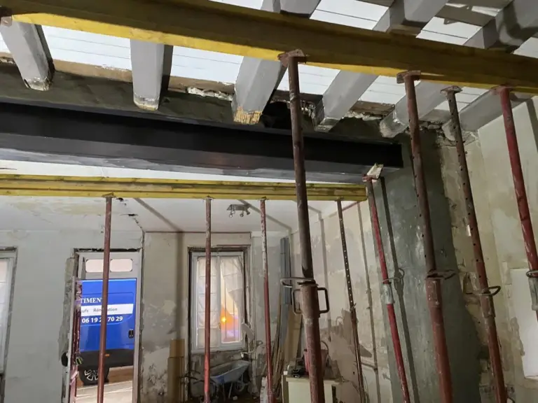 Ouverture en sous-œuvre — réalisation Chéroise de Bâtiment