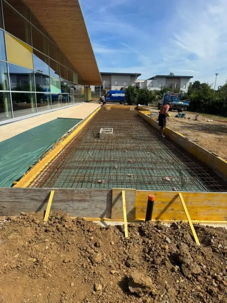 Travaux d’assainissement — réalisation Chéroise de Bâtiment