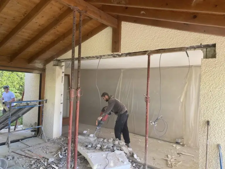 Construction de véranda — réalisation Chéroise de Bâtiment